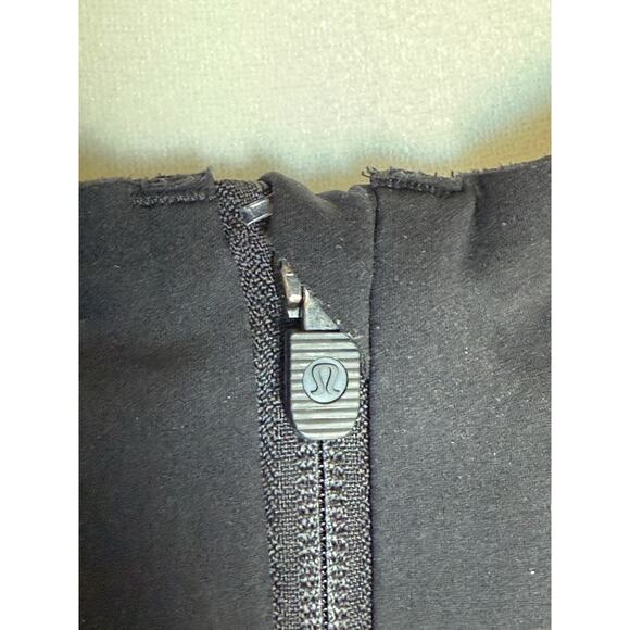 Lululemon Enlite Bra Women's 36C Black Front Zip Sports Running Fitness Work Out - Picture 4 of 8